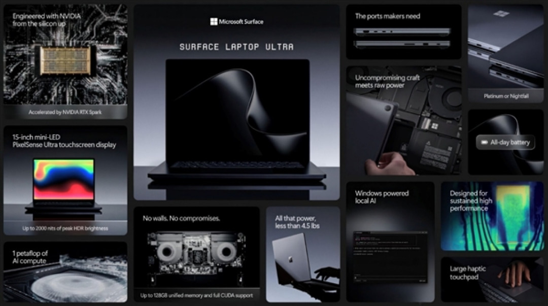 史上最强Surface来了：微软Surface Laptop Ultra正式发布