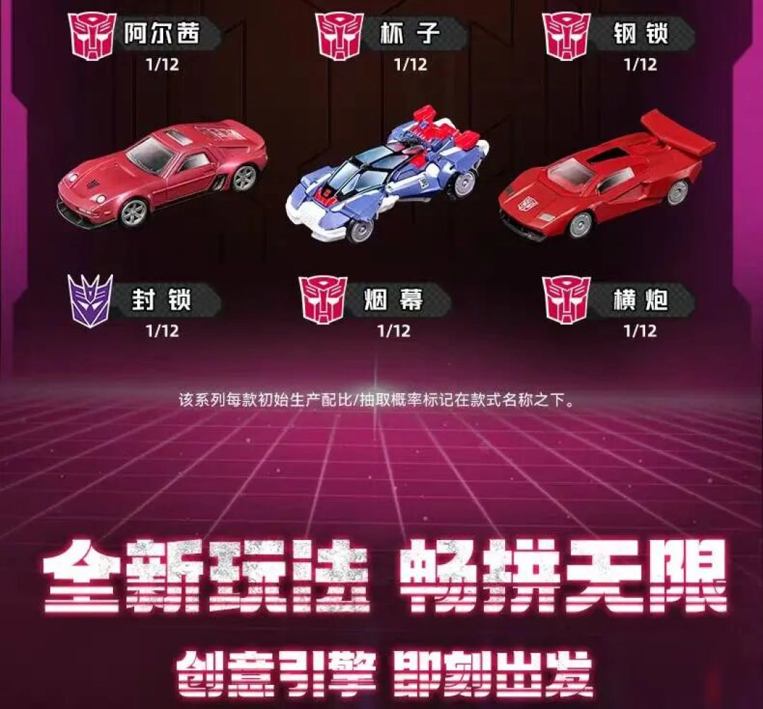 布鲁可变形金刚积木车第三弹 29日发布 多款异色隐藏款亮相