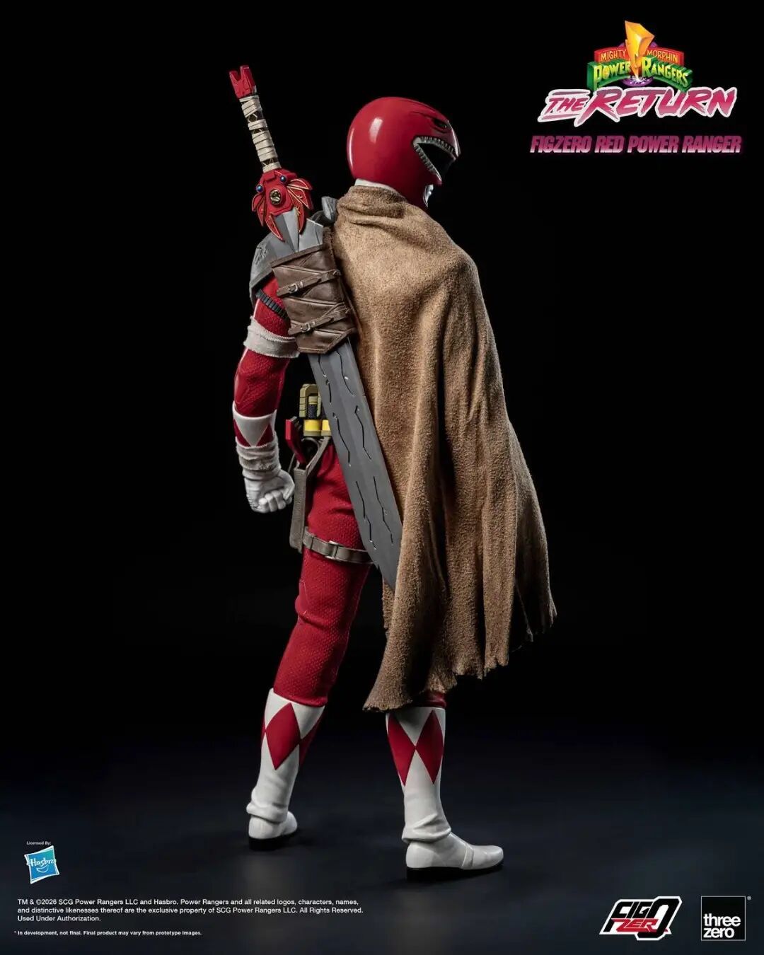 threezero 1/6 恐龙战队红衣战士可动人偶公布