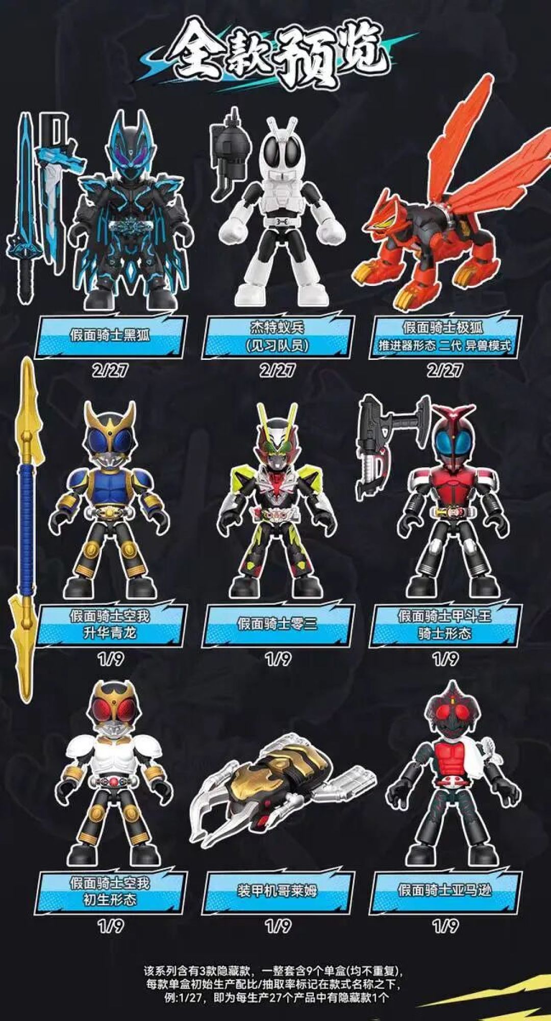 布鲁可假面骑士星光版第六弹公布 19.9元