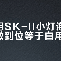 白天用SK-II小灯泡，防晒没做到位等于白用？