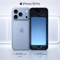 一图看懂差距！iPhone 18 Pro电池容量对比图来了：美版领先国行200mAh