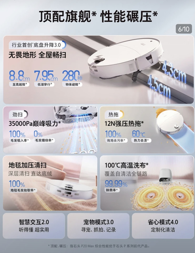 石头扫拖一体机