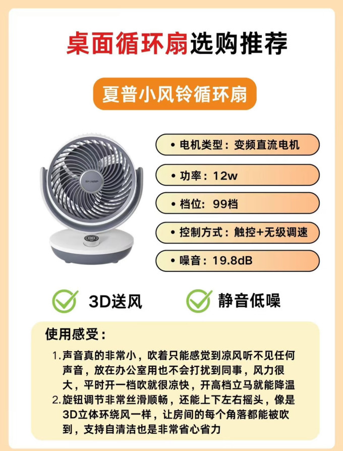 夏普台扇