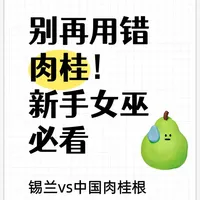 别再用错肉桂了，新手女巫🧙‍♀️请看！