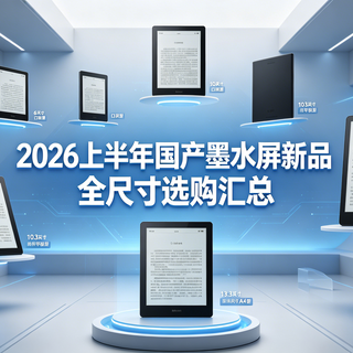 2026 上半年国产墨水屏新品全尺寸选购汇总
