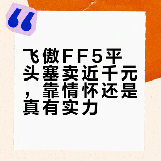 飞傲FF5值不值得买？千元平头塞的真相：一半靠实力，一半靠折腾