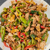 辣椒炒肉+凉拌黄瓜+肉丸汤，这搭配绝了🌶️🥒🍲