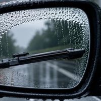 为什么后视镜没有雨刮器？雨天开车看不清怎么办？新手司机莫慌！
