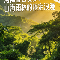 海南雨林旅行真相：看猿不如看瀑，风景比运气更靠谱