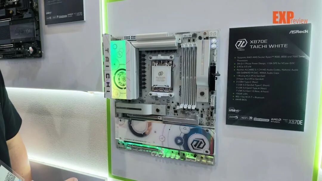Computex 2026:华擎Taichi十周年,纯白主板、3D水冷与540Hz显示器齐登场