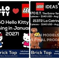乐高最新植物系列绿萝公布 |HelloKitty将在2027首发！ |两款LEGO Ideas情报