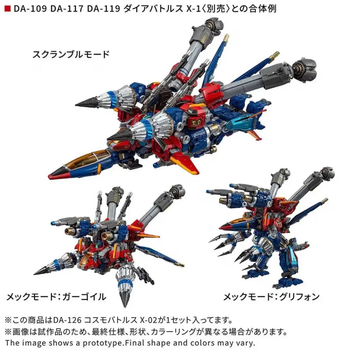 多美 戴亚克隆 DA-126 Cosmo Battles X-02 公布