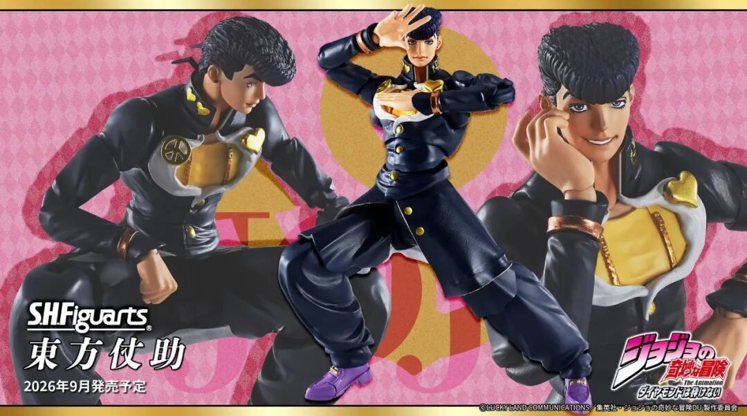 万代SHF《JOJO的奇妙冒险》东方仗助9月发售