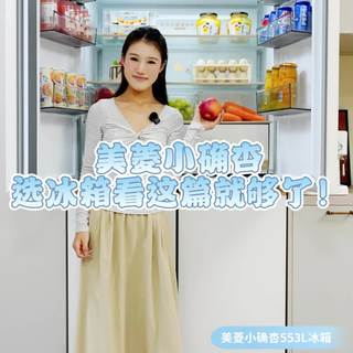 美菱小确杏冰箱真相：502L和553L谁更值得买？制冰、空间、保鲜全拆解
