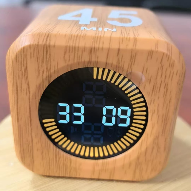 充电款巨耐用😭小学生静音自律计时器！翻一下就专注