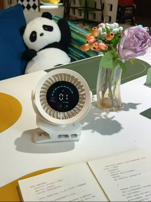 🌬️夏日续命小风扇｜书桌氛围感神器！