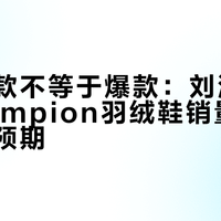 明星同款不等于爆款：刘浩存带货Champion羽绒鞋销量为何远低于预期？