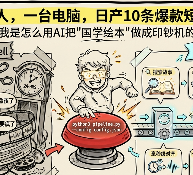 一个人，一台电脑，日产10条爆款短视频：我是怎么用AI生成短视频