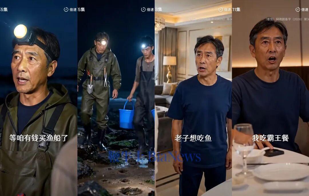 《中年被赶出门,我逆袭成鱼王》AI短剧让“老骥伏枥”爽出新高度