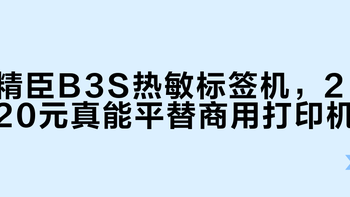 220元热敏标签机实测：轻便好看但扛不住高频商用，小商家别踩坑