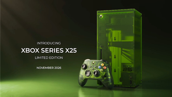 微软发布Xbox Series X25限量版主机：半透明绿色机身 独家品牌标识