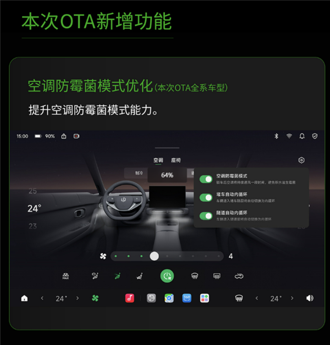 空调不霉了、泊车更稳了!零跑A10纯电小车OTA升级