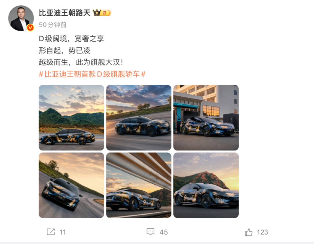"真就叫大汉"了——比亚迪4天完成征名到官宣,D级轿车的底气从哪来