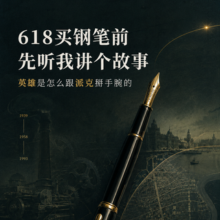 618买钢笔,你大概率会跳过英雄。但它的故事,值得你花5分钟看完