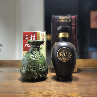 惊喜！！！这瓶45度的桂林三花老桂林8年陈倒出来竟然是暴力黄汤