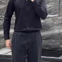 简约商务黑白工装！男士寸衫绝绝子！