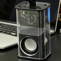 荣耀蓝牙音箱，透明机甲风，带RGB，二手鱼上9.9包邮了，不敢想！