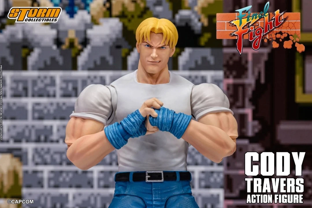 Storm Collectibles《快打旋风》科迪・特拉弗斯(Cody Travers)1/12 可动人偶