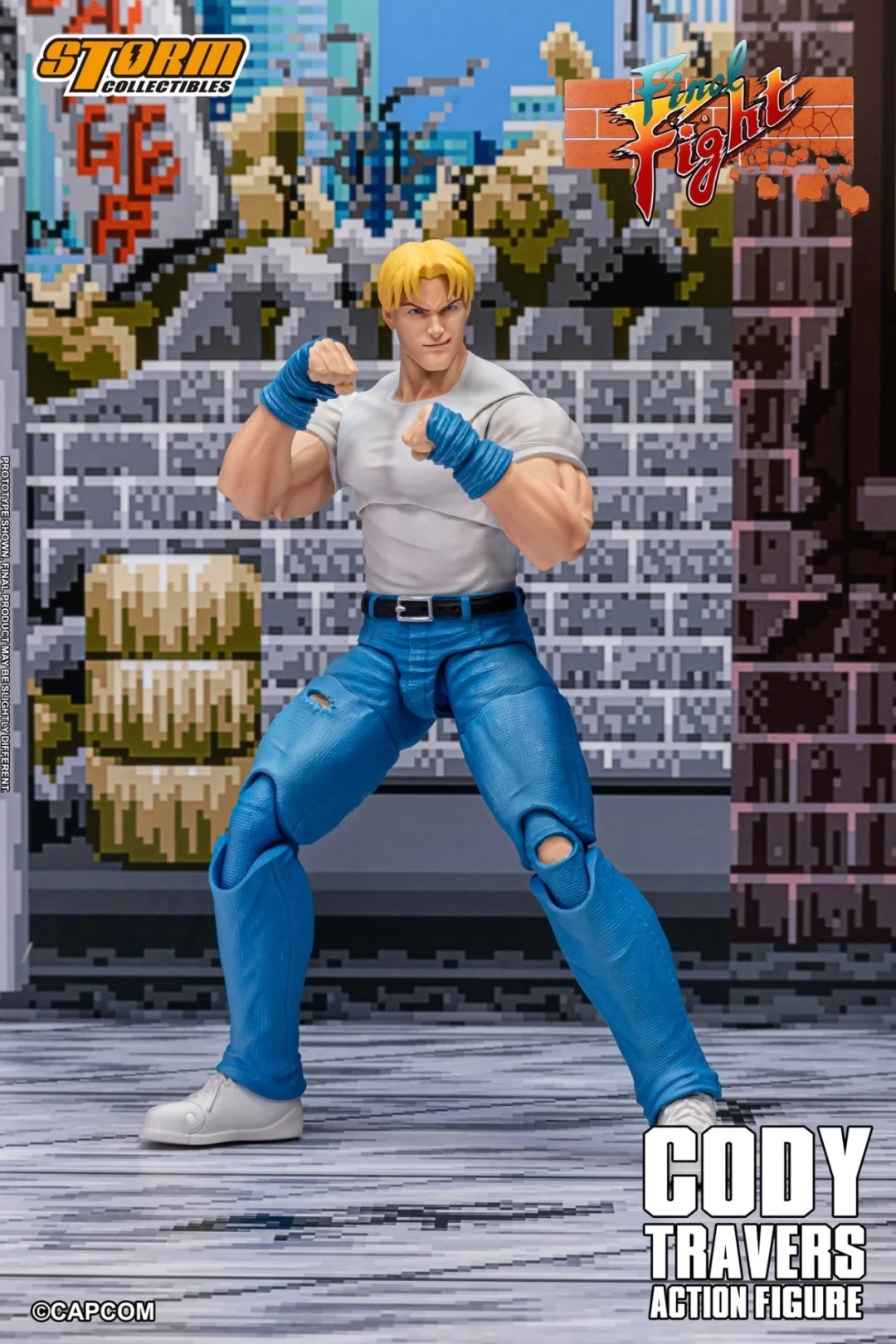 Storm Collectibles《快打旋风》科迪・特拉弗斯(Cody Travers)1/12 可动人偶