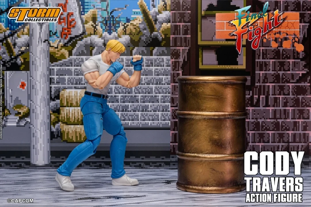 Storm Collectibles《快打旋风》科迪・特拉弗斯(Cody Travers)1/12 可动人偶