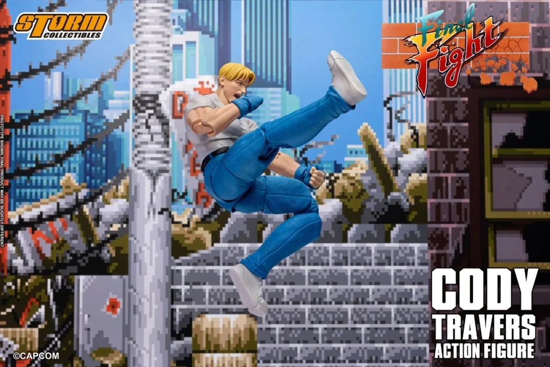 Storm Collectibles《快打旋风》科迪・特拉弗斯(Cody Travers)1/12 可动人偶
