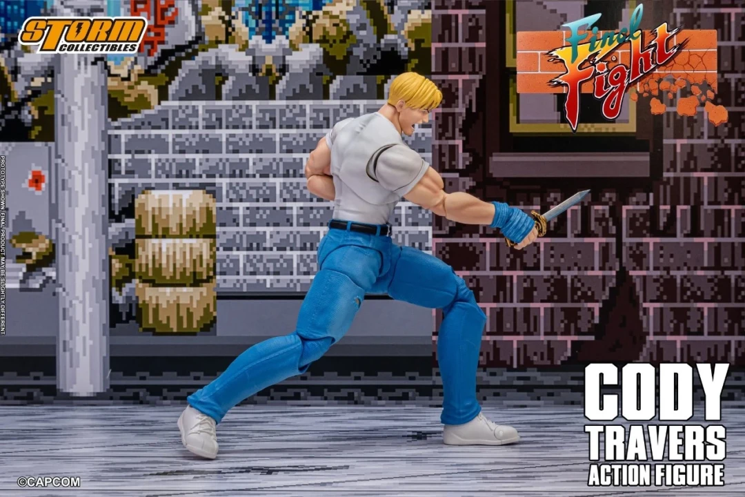 Storm Collectibles《快打旋风》科迪・特拉弗斯(Cody Travers)1/12 可动人偶