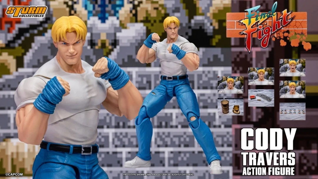 Storm Collectibles《快打旋风》科迪・特拉弗斯(Cody Travers)1/12 可动人偶