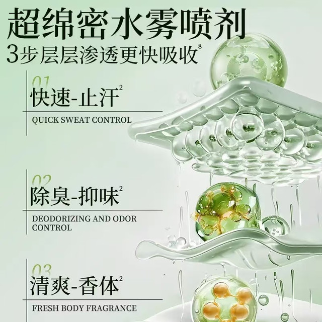 腋下尴尬自救✨帝兰香妃净味香体露｜分解异味不堵毛孔🌿