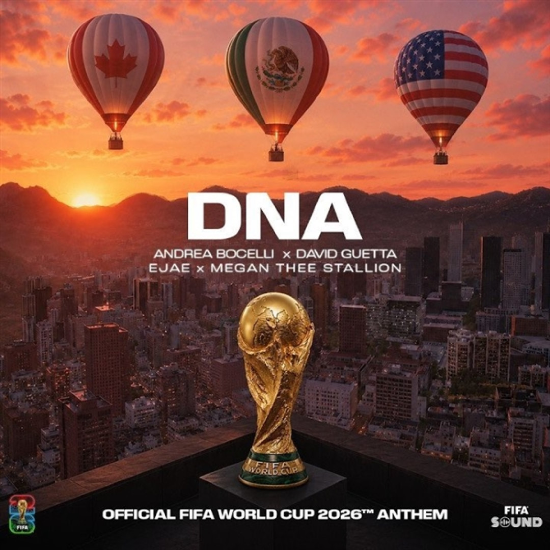世界杯官方主题曲《DNA》发布:传奇男高音波切利献唱