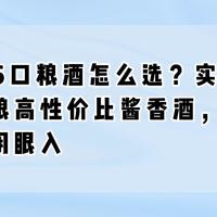 2026口粮酒怎么选?实测4款纯粮高性价比酱香酒,日常自饮闭眼入