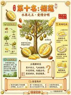 🍈全网投票最难吃的10大水果排行榜！你吃过几种，认可吗？
