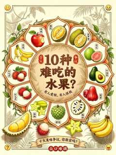 🍈全网投票最难吃的10大水果排行榜！你吃过几种，认可吗？