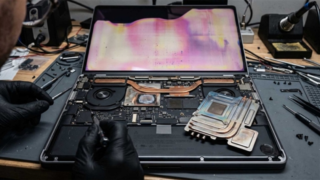 苹果MacBook Pro屏幕变色：因极限负载下芯片温度突破100℃