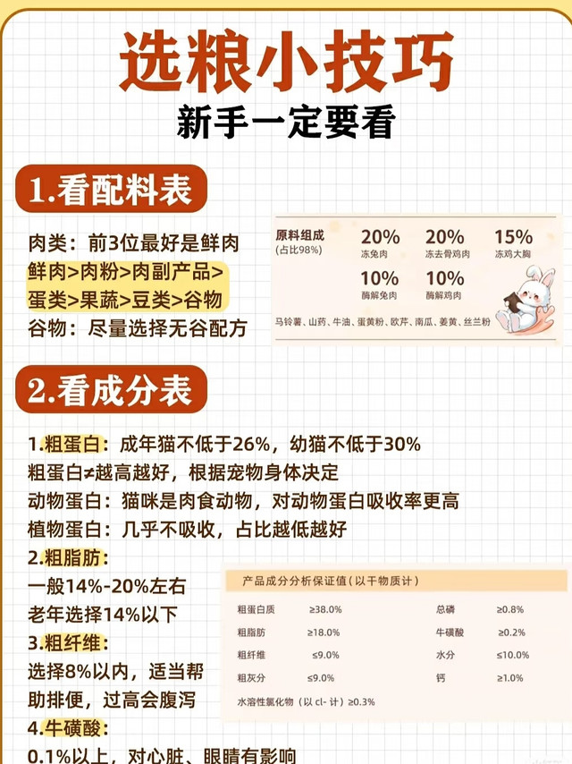养猫3年踩坑血泪史｜新手猫粮选购全指南，别再交智商税了！