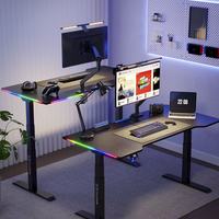 160KG承重+静音升降！乐歌G5电竞桌真能扛住三联屏水冷主机？