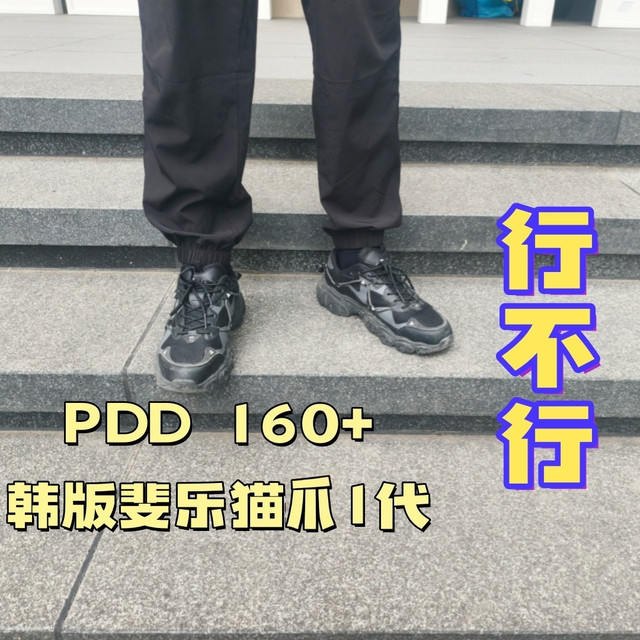 PDD百亿补贴上160多元的韩版斐乐猫爪1代我买了，大家看看行不行