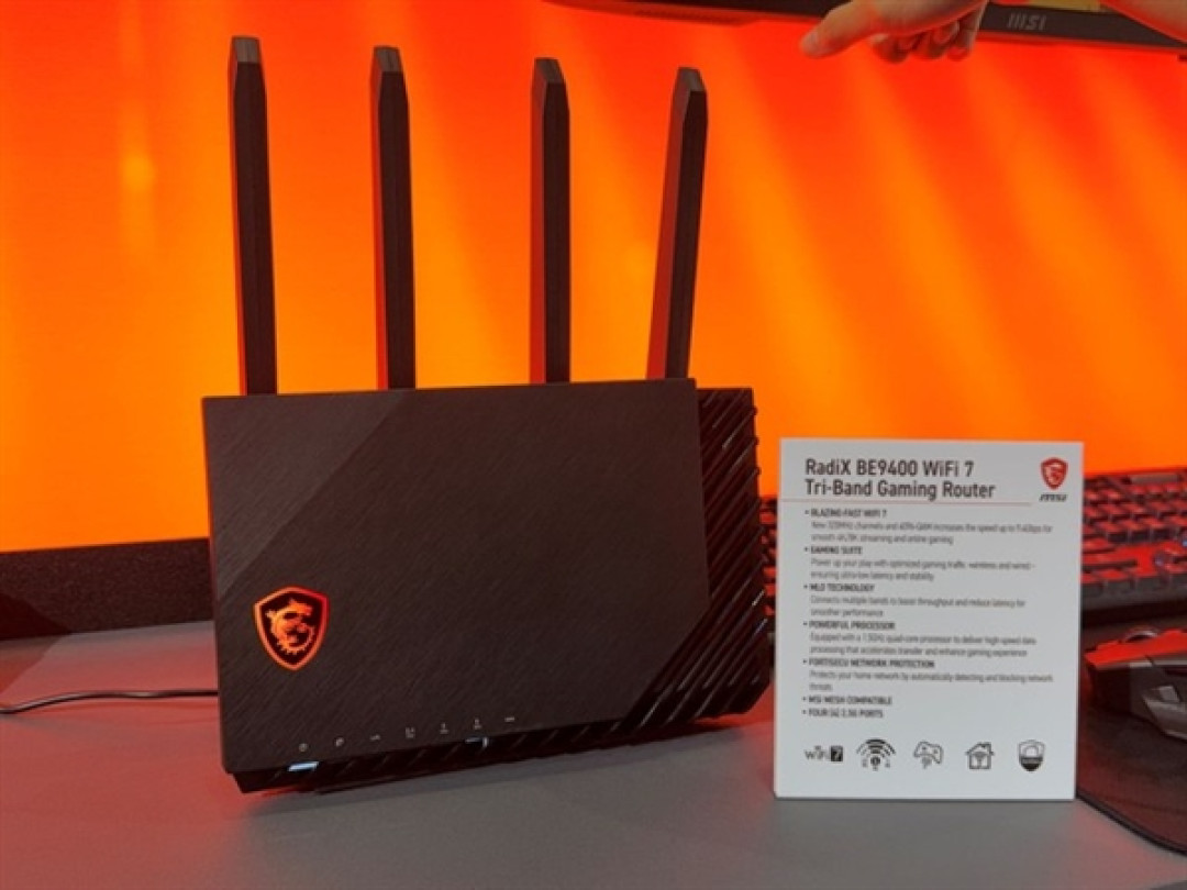 微星首款支持NAS的Wi-Fi 7路由器发布！内置M.2 SSD插槽