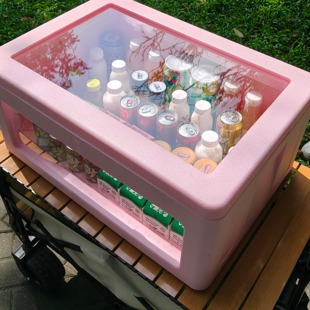 摆摊露营两不误！富卢23L可视化EPP保温箱实测，颜值实用双在线