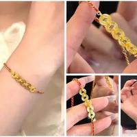 周大福素链手链怎么选？材质工艺场景全解析
